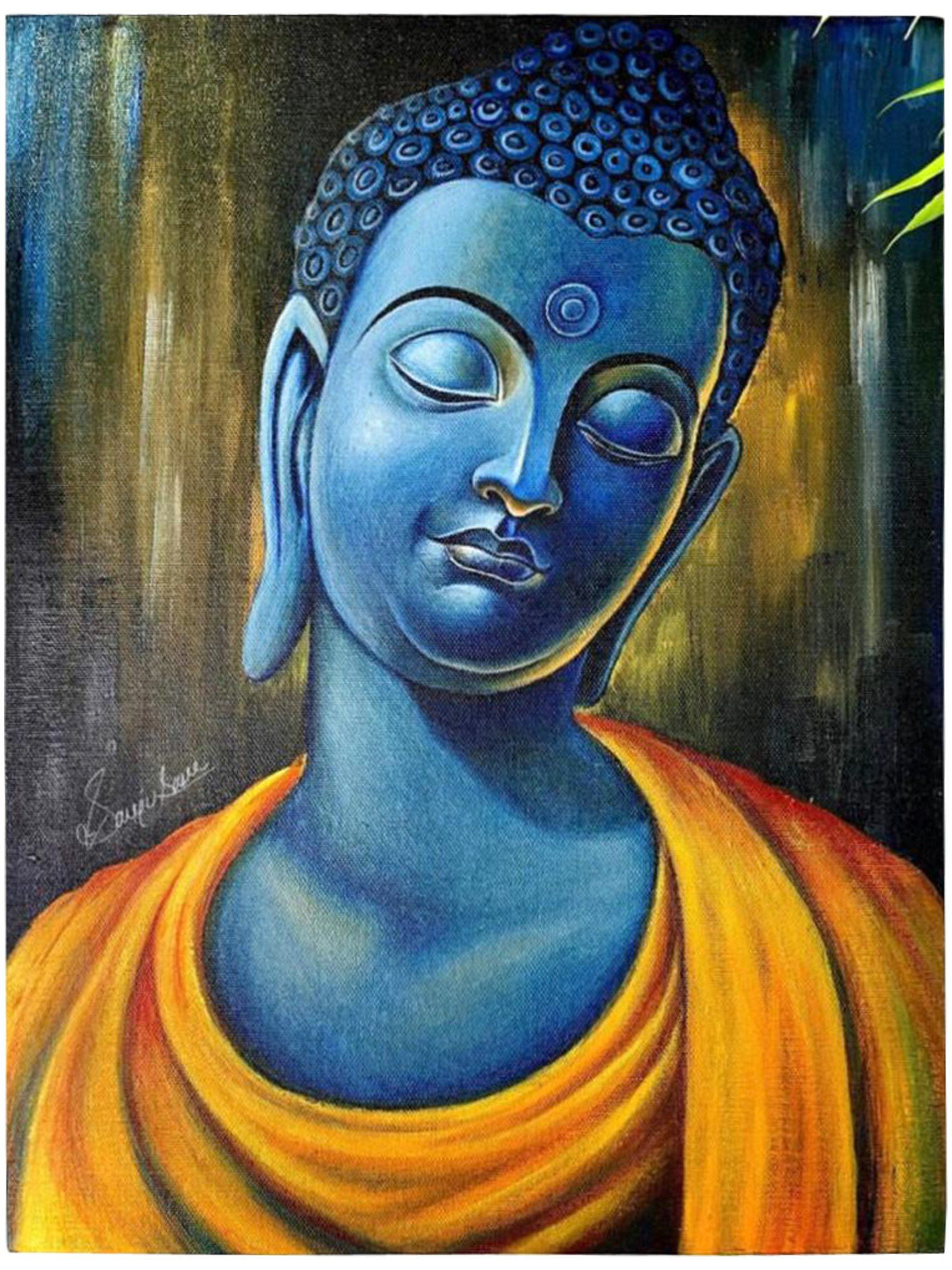 Exotic India Gautam Buddha | Acrylic Paint | Painting By Sanju